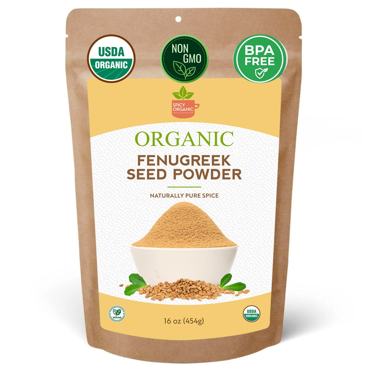 Organic Fenugreek Powder – Ground Methi for Curries & Tea