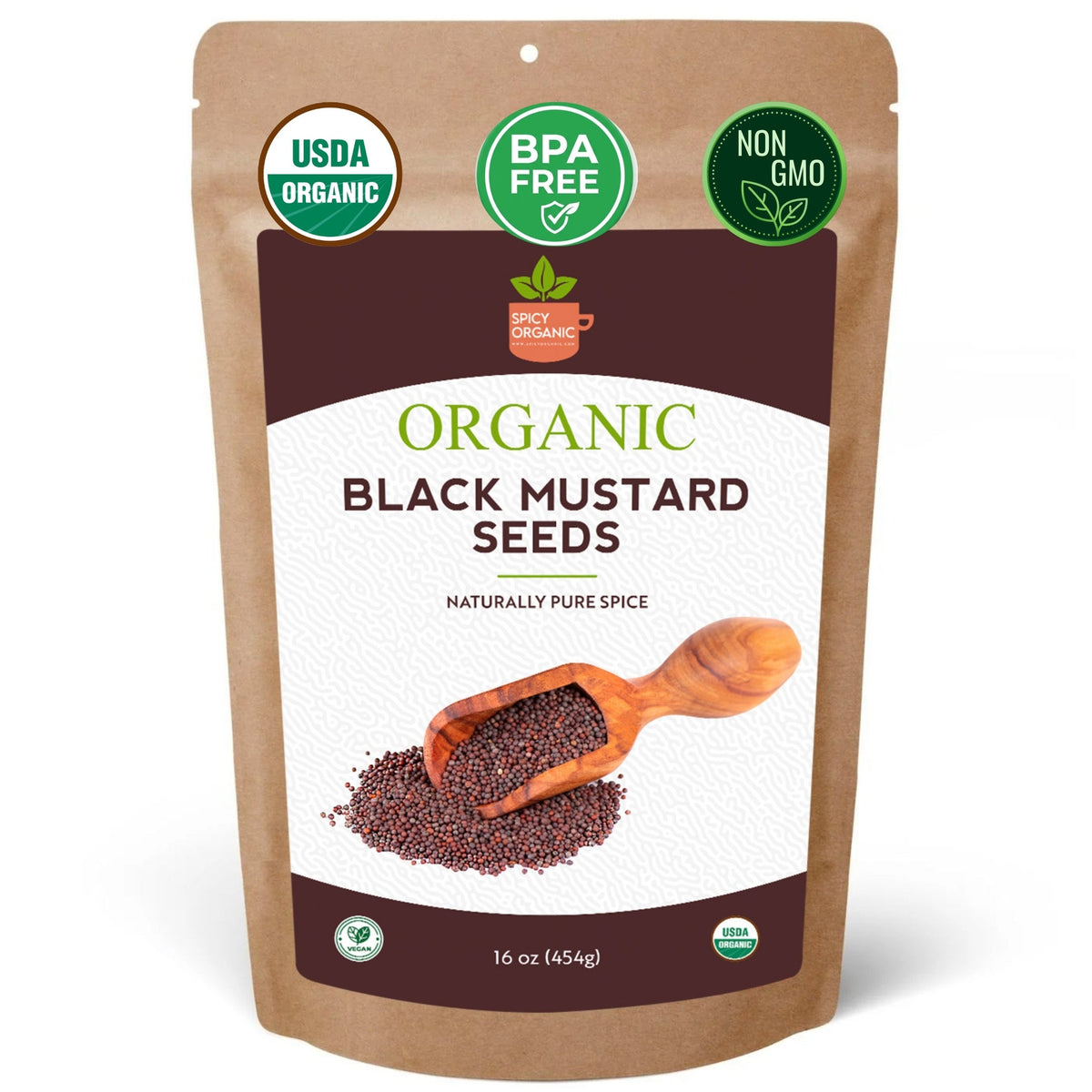Organic Black Mustard Seeds – For Pickling & Tempering