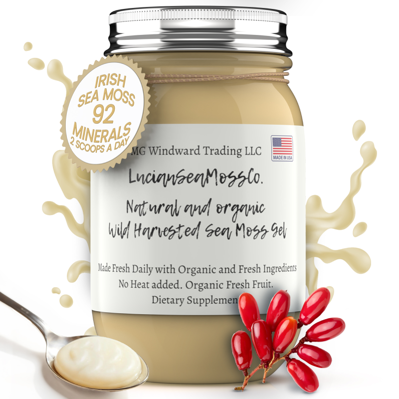Barberry Infused Organic Sea Moss Gel