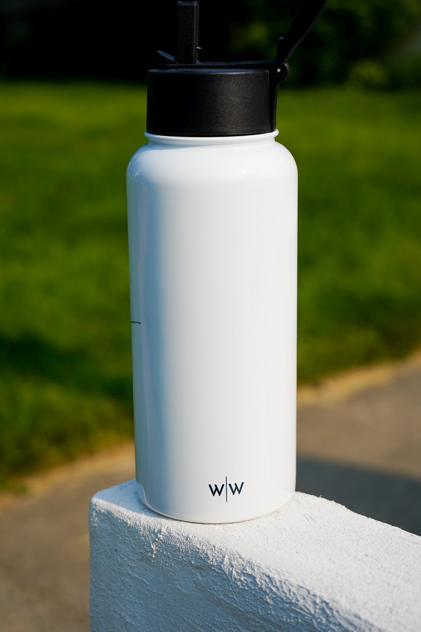 Faith Warrior 32 oz Stainless Steel Water Bottle with Straw Lid - Spill-Free, Insulated