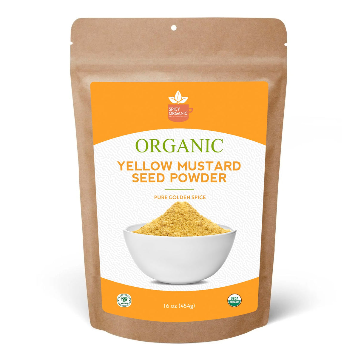 Organic Yellow Mustard Seed Powder – Ground from Whole Seeds