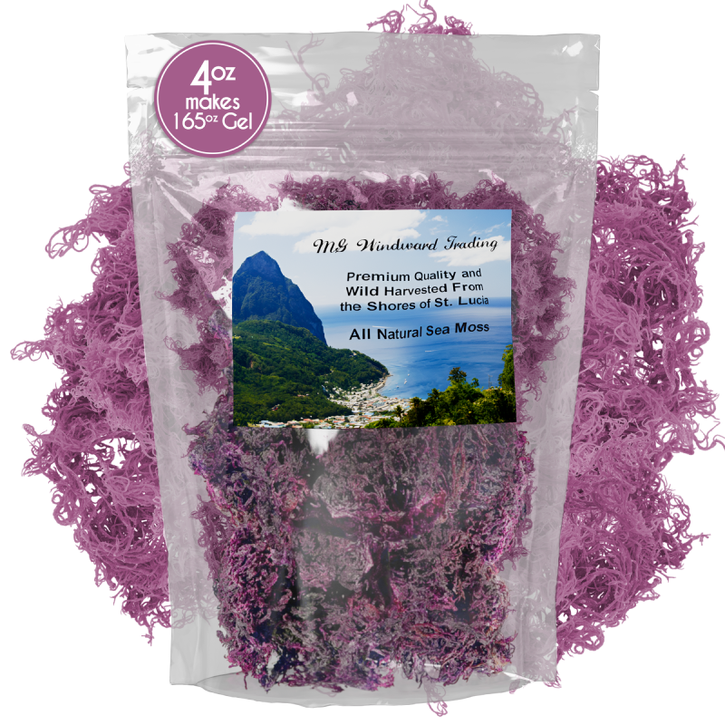 Pure Certified Wild Harvested Organic Purple Raw Sea Moss
