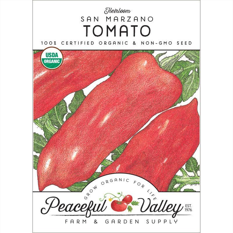 San Marzano Tomato Seeds (Organic)