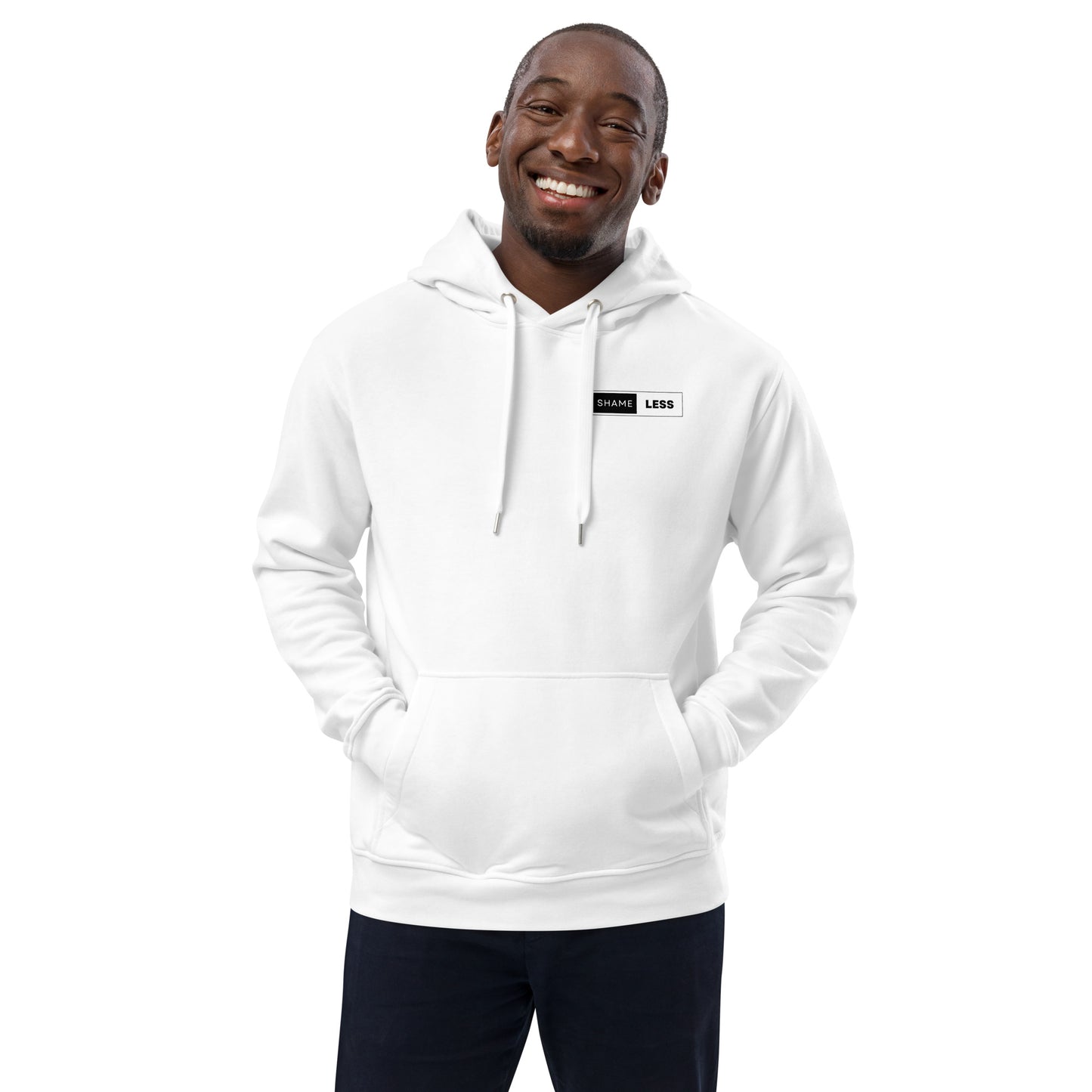 Shameless Warrior Premium Eco Hoodie - White Edition