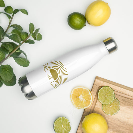 Lead with Love Stainless Steel Water Bottle