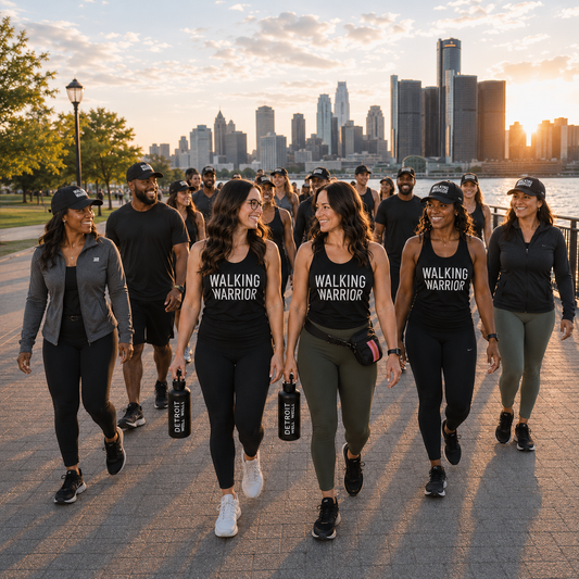 July Walking Warriors: Walk Well. Hydrate Well. Thrive Together.