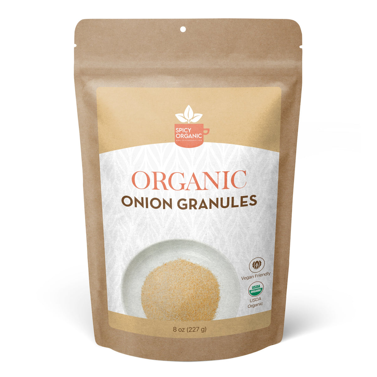 Organic Onion Granules – For Marinades, Rubs & Slow Cooking