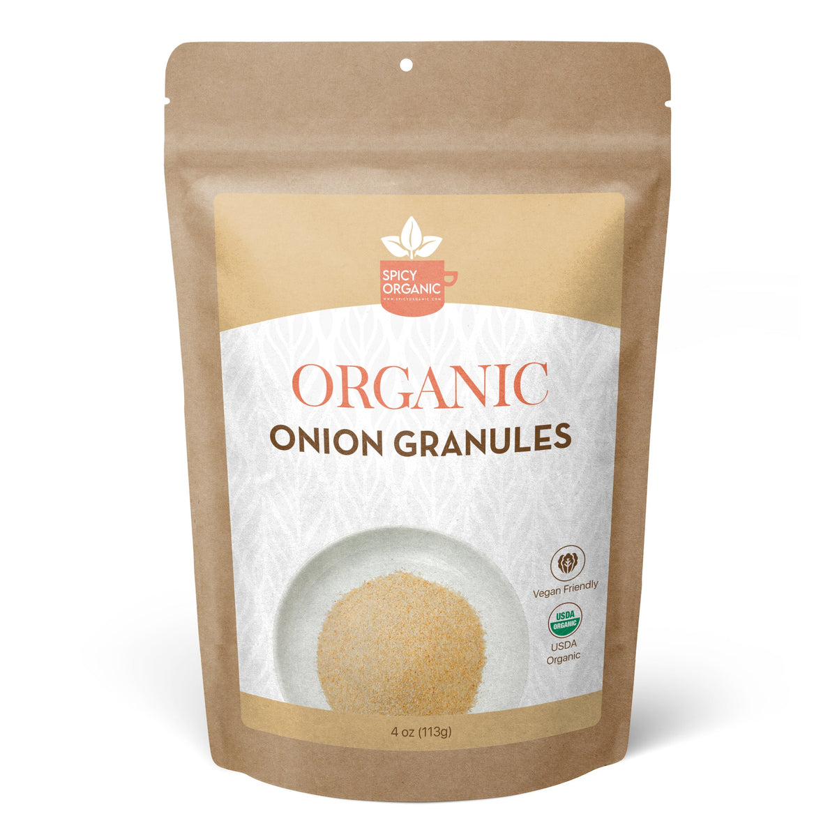 Organic Onion Granules – For Marinades, Rubs & Slow Cooking