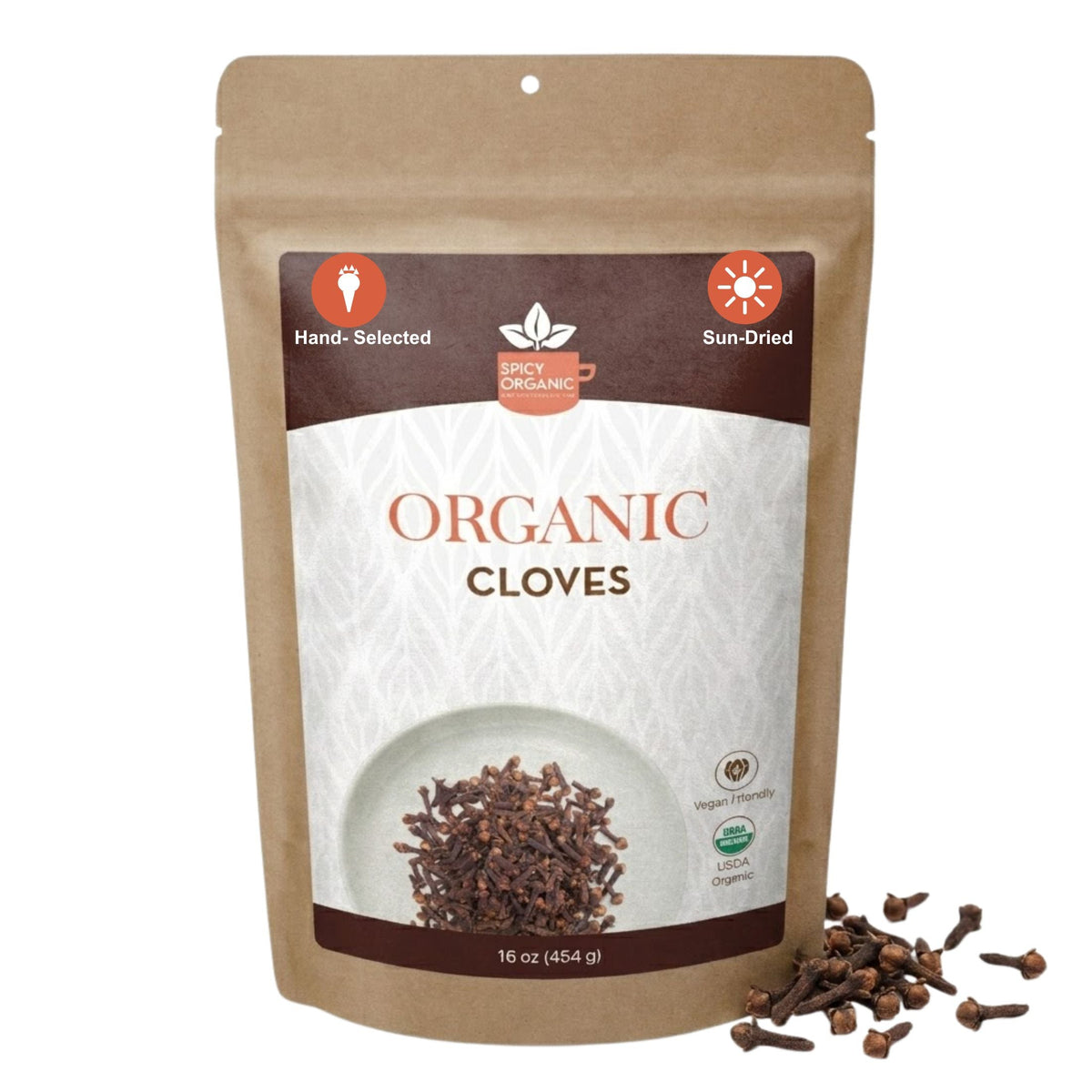 Organic Whole Cloves – For Mulled Wine, Biryani & Spiced Tea