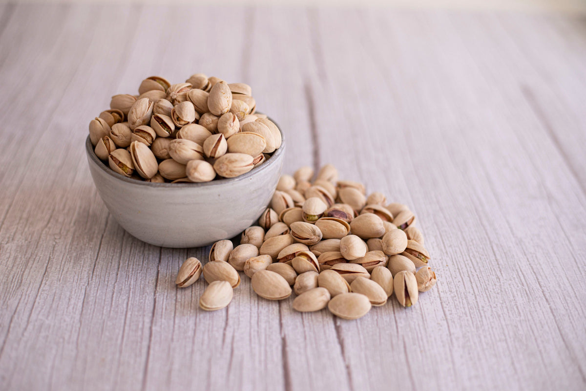 Organic Pistachios, Dry Roasted & Lightly Sea Salted