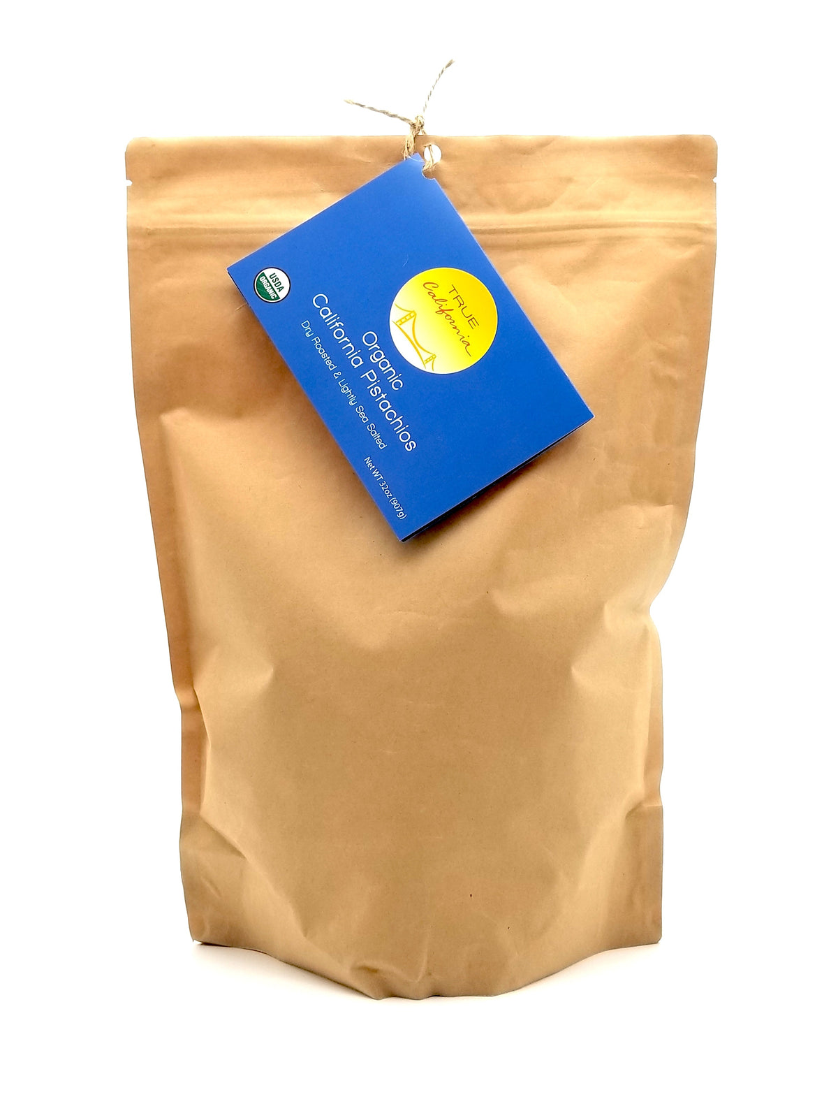Organic Pistachios, Dry Roasted & Lightly Sea Salted