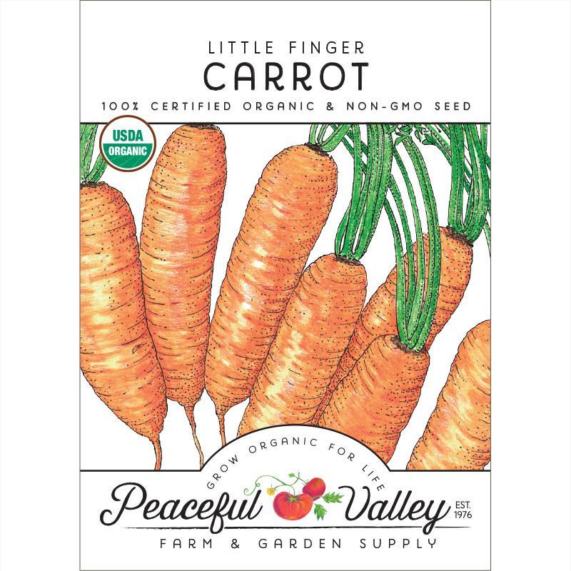 Little Finger Carrot Seeds (Organic)