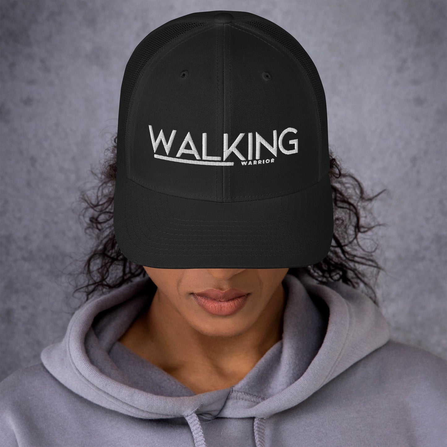 Walking Warrior Trucker Cap – Stylish Sun Protection for Active Lifestyles