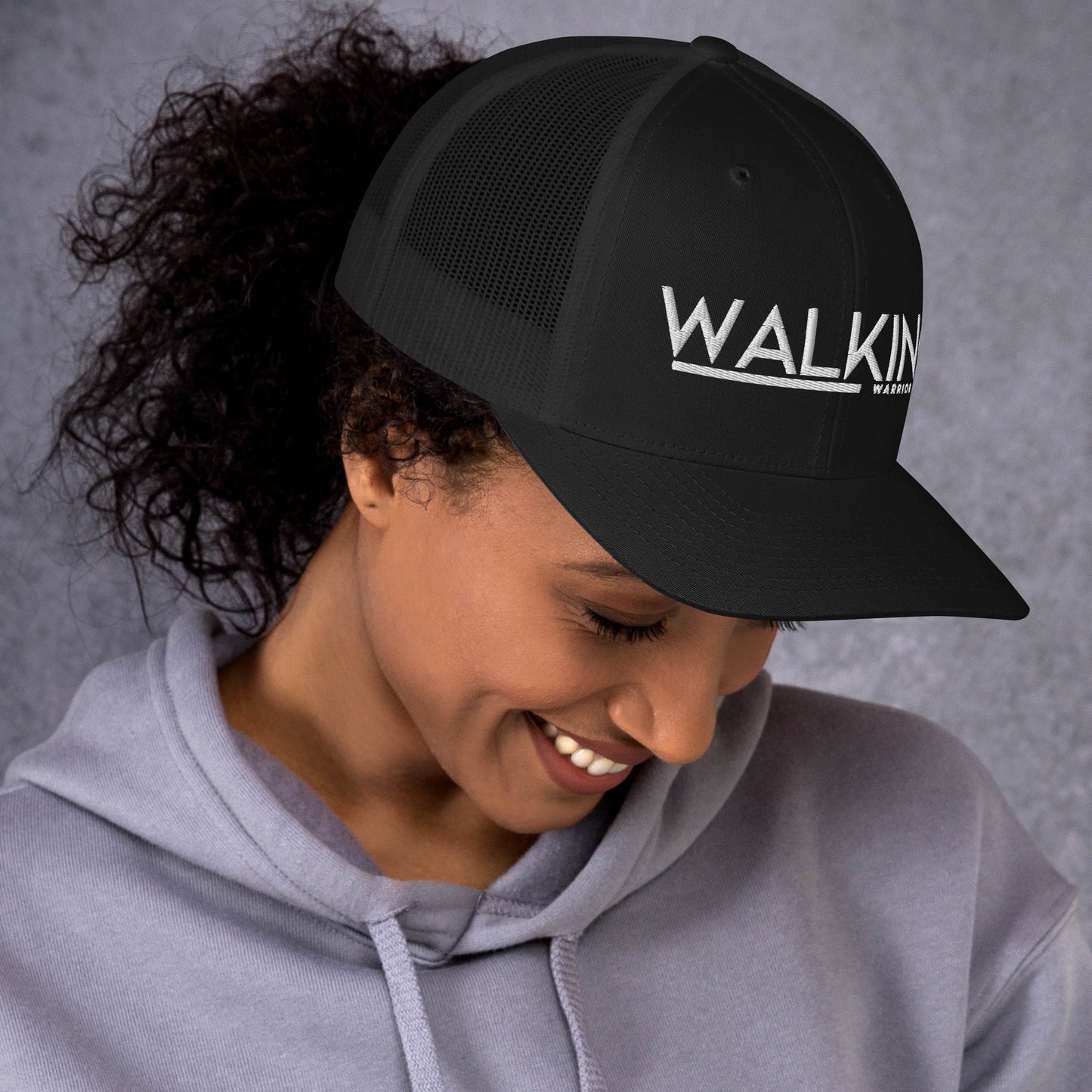 Walking Warrior Trucker Cap – Stylish Sun Protection for Active Lifestyles