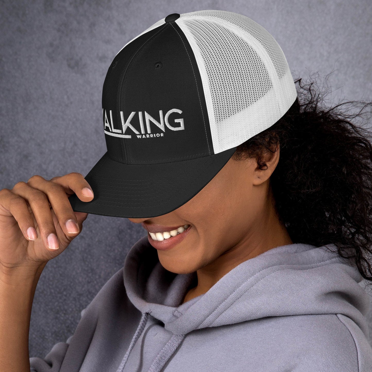 Walking Warrior Trucker Cap – Stylish Sun Protection for Active Lifestyles