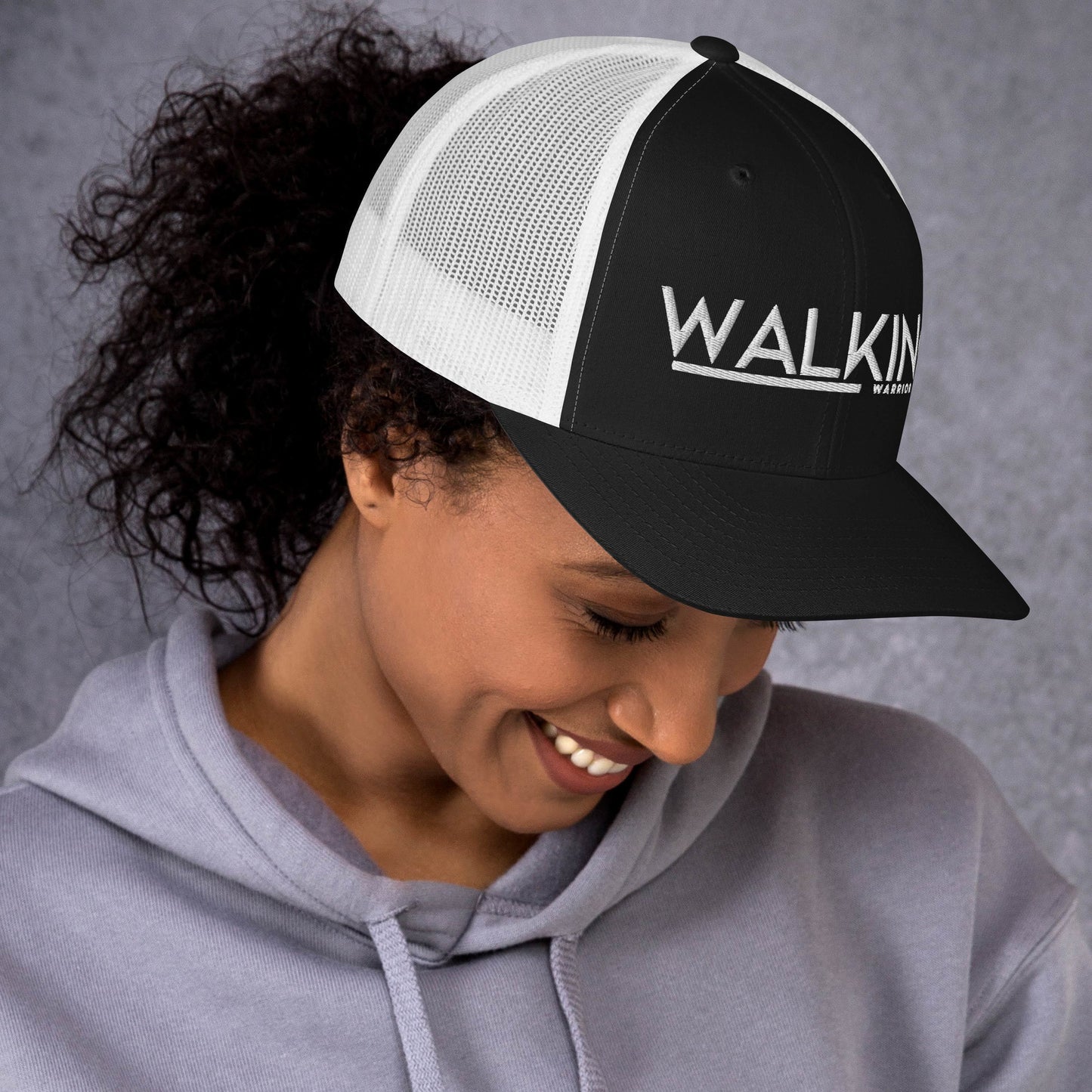 Walking Warrior Trucker Cap – Stylish Sun Protection for Active Lifestyles