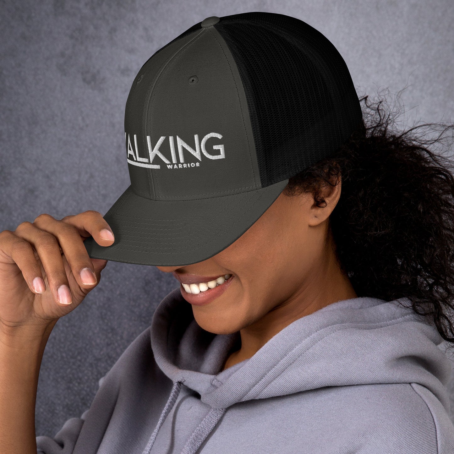 Walking Warrior Trucker Cap – Stylish Sun Protection for Active Lifestyles