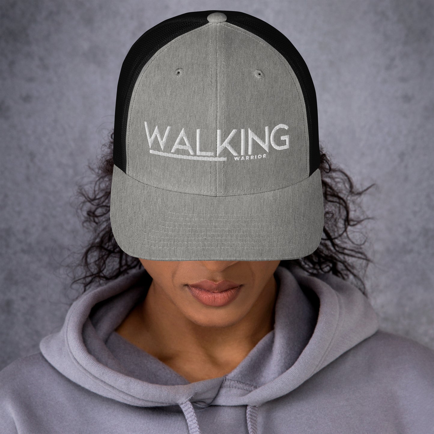 Walking Warrior Trucker Cap – Stylish Sun Protection for Active Lifestyles