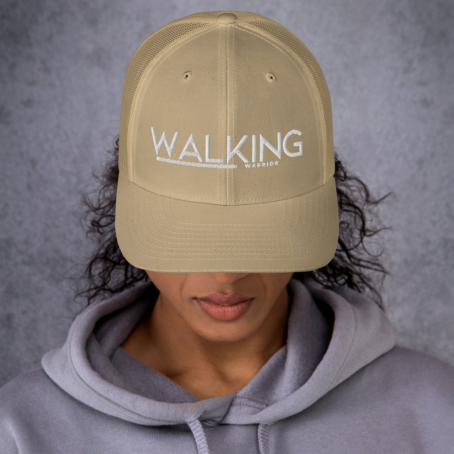 Walking Warrior Trucker Cap – Stylish Sun Protection for Active Lifestyles