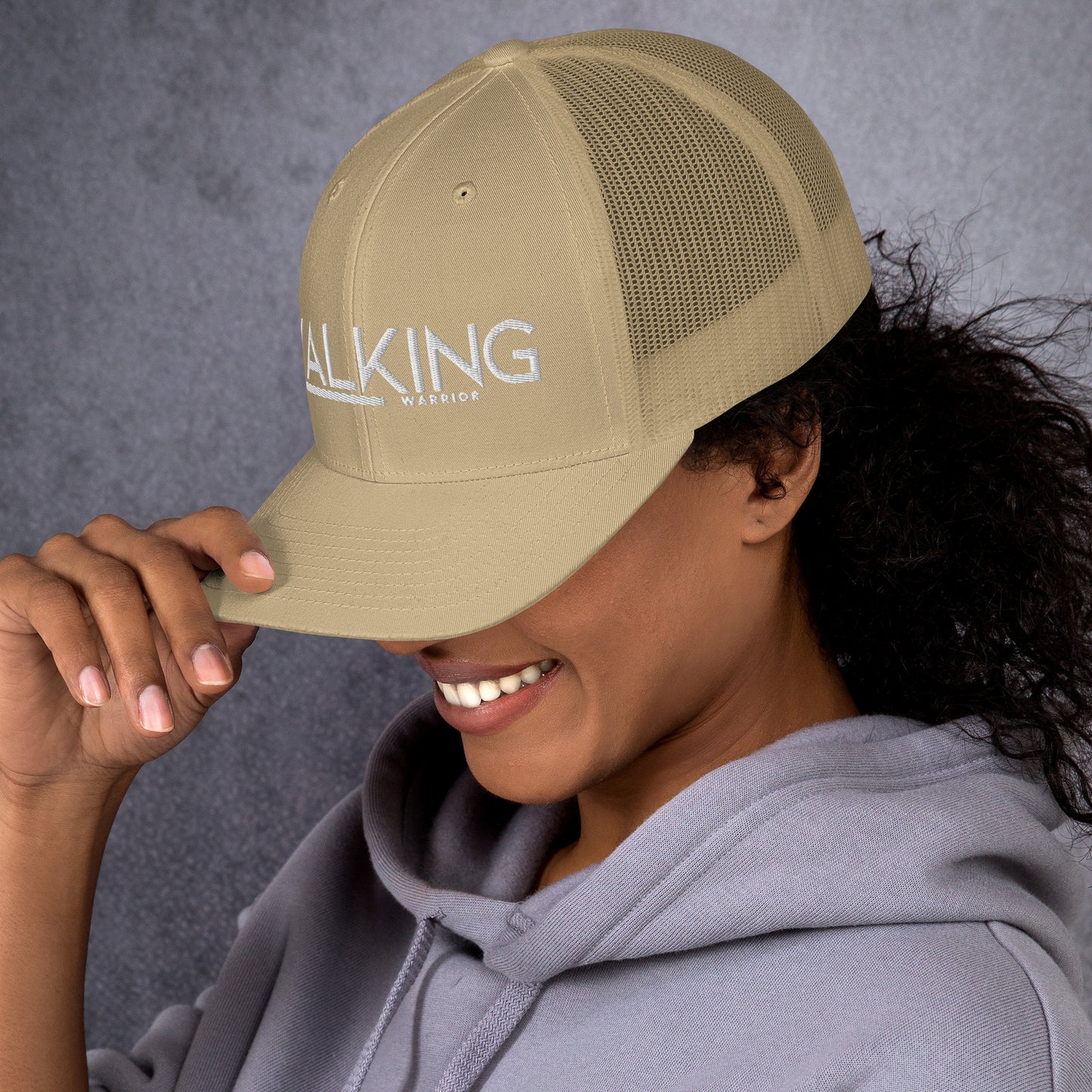 Walking Warrior Trucker Cap – Stylish Sun Protection for Active Lifestyles