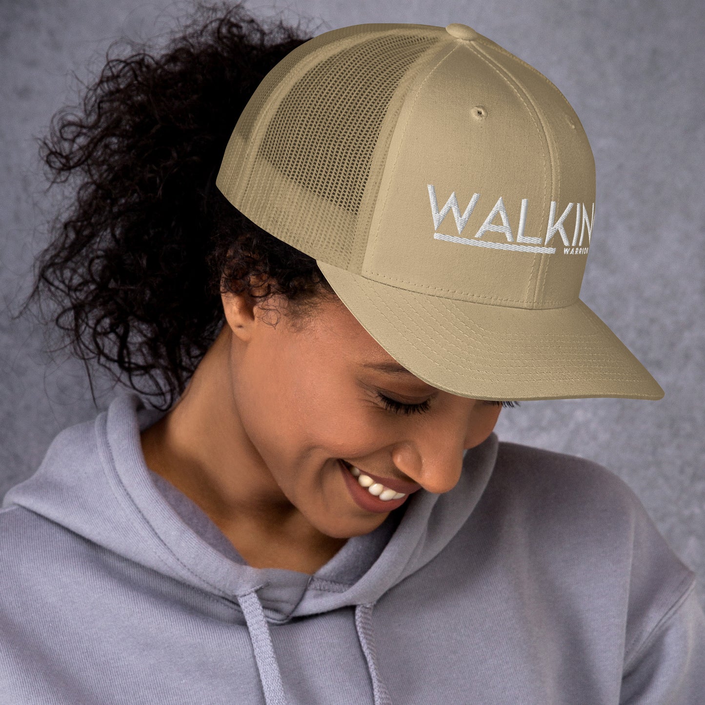 Walking Warrior Trucker Cap – Stylish Sun Protection for Active Lifestyles