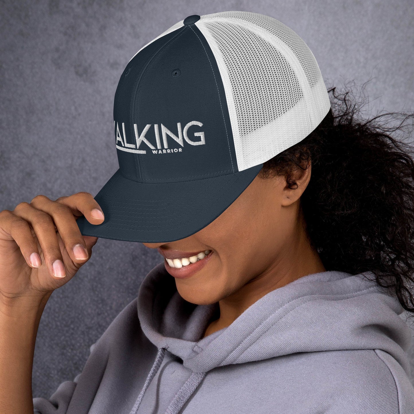 Walking Warrior Trucker Cap – Stylish Sun Protection for Active Lifestyles