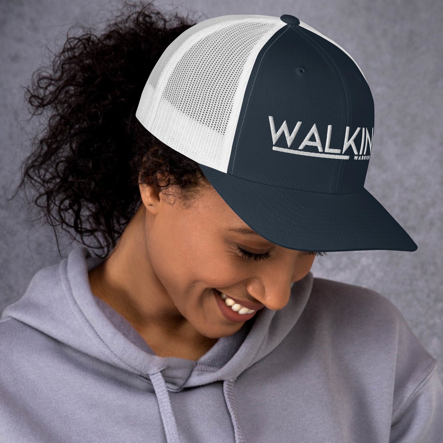 Walking Warrior Trucker Cap – Stylish Sun Protection for Active Lifestyles