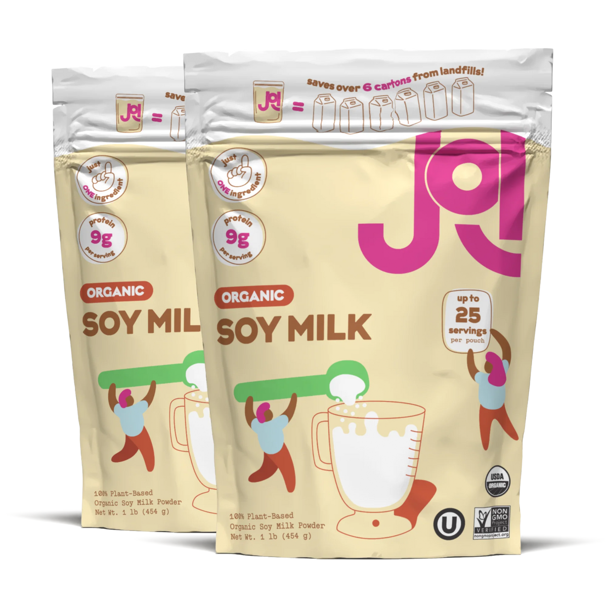 Organic Soy Milk Powder 2-Pack